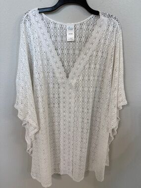 Catalina White Lace Swimwear Cover-Up